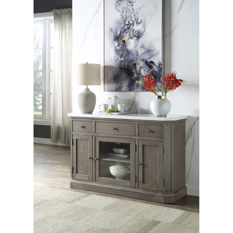 Marble Top Sideboard White Sideboard